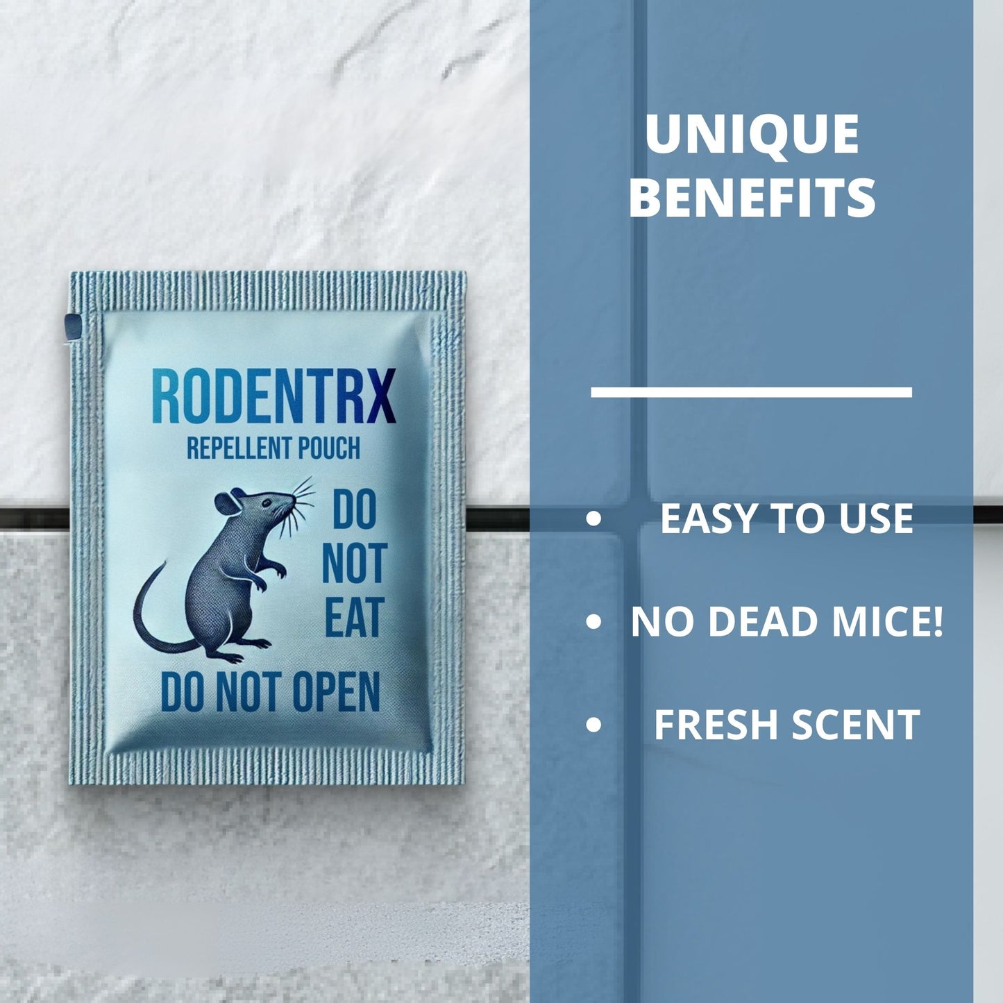 Keeps Mice Away, Safe for Pets & Kids - Repellent Pouches