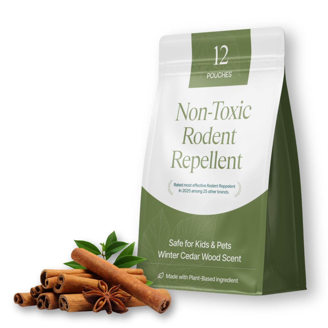 Keeps Mice Away – Natural Repellent Pouches, Safe for Kids & Pets
