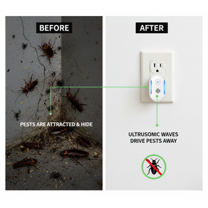 Try RoachRx - Keeps Roaches & Insects Away Safe for Kids & Pets