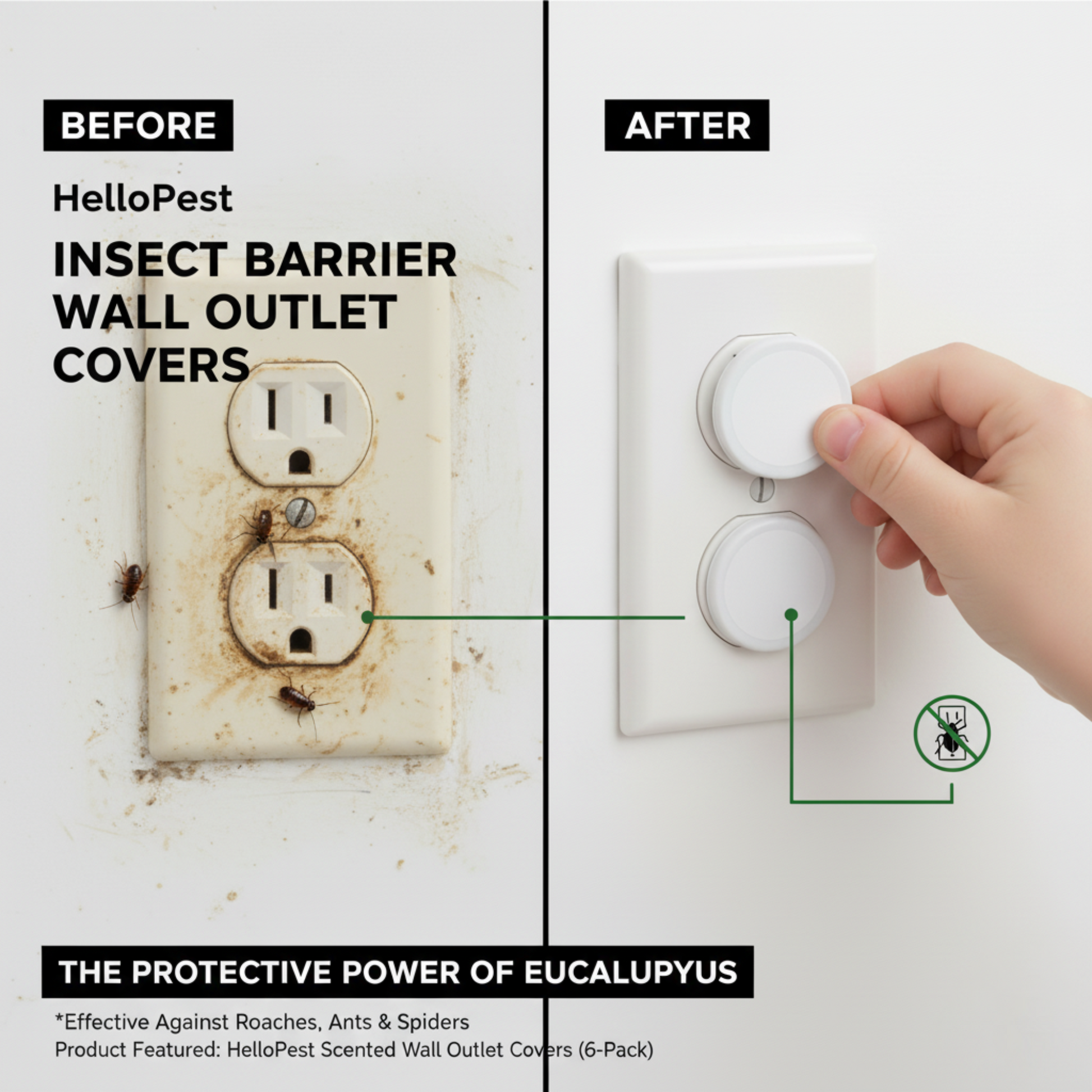 Try RoachRx - Keeps Roaches & Insects Away Safe for Kids & Pets