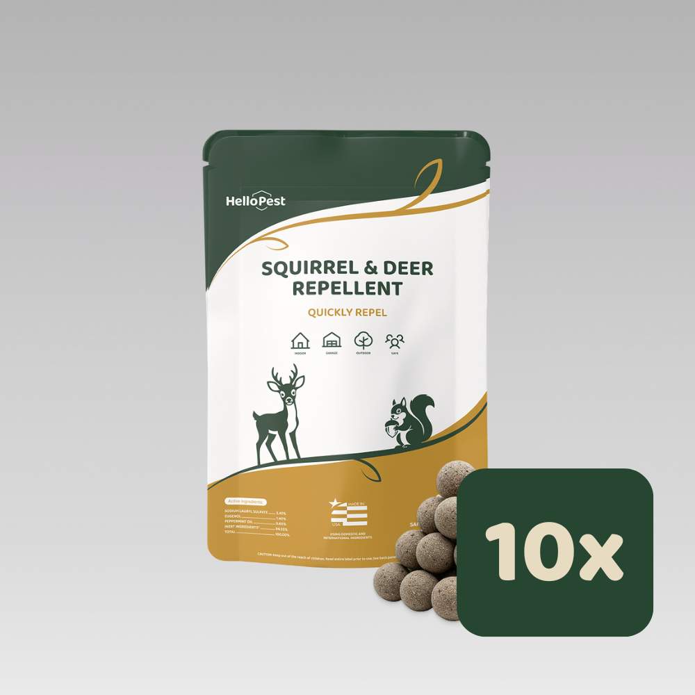 Try Deer & Squirrel Repellent - Keeps Deer & Squirrels Away Safe for Kids & Pets