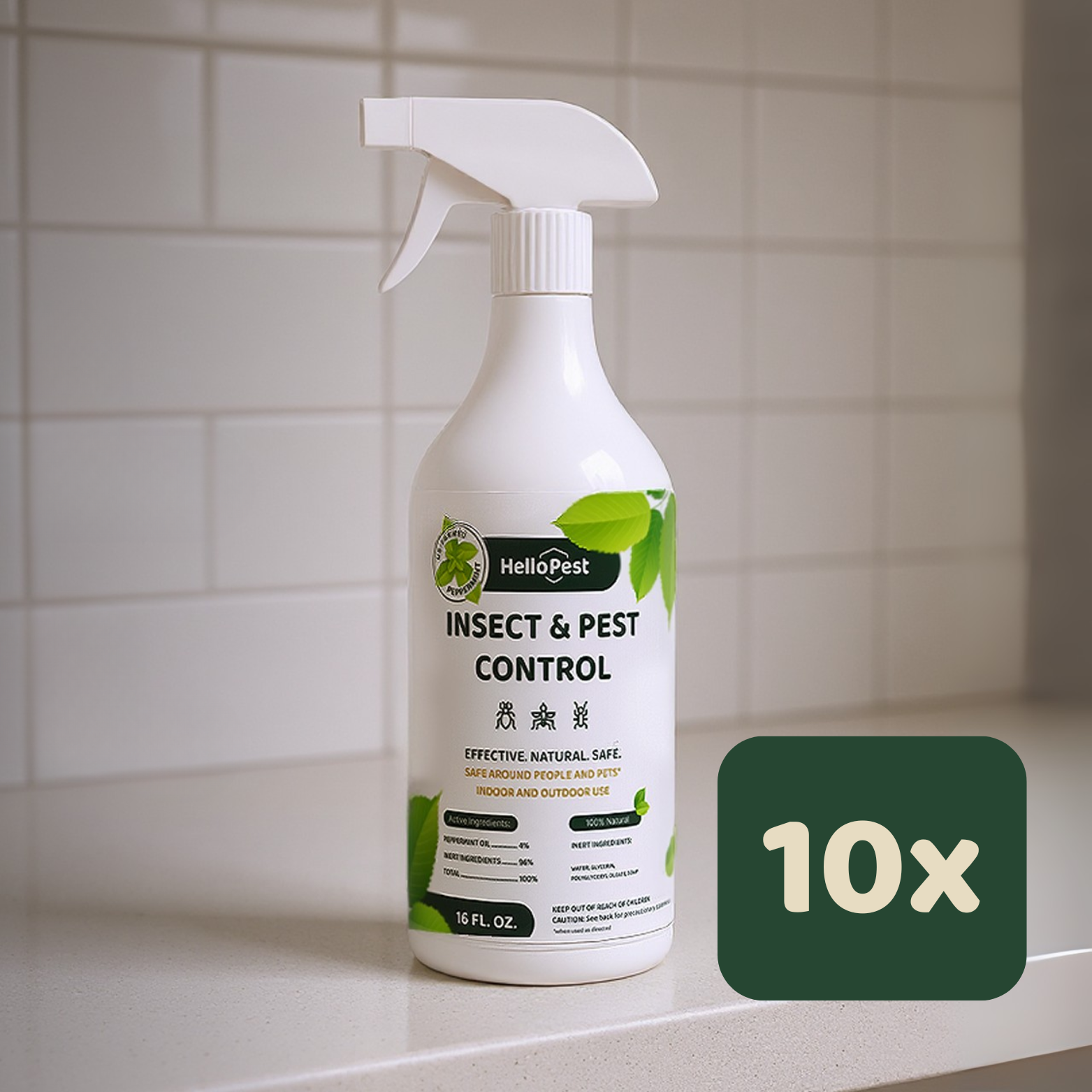 Try ControlRx - Keeps Roaches & Insects Away Safe for Kids & Pets