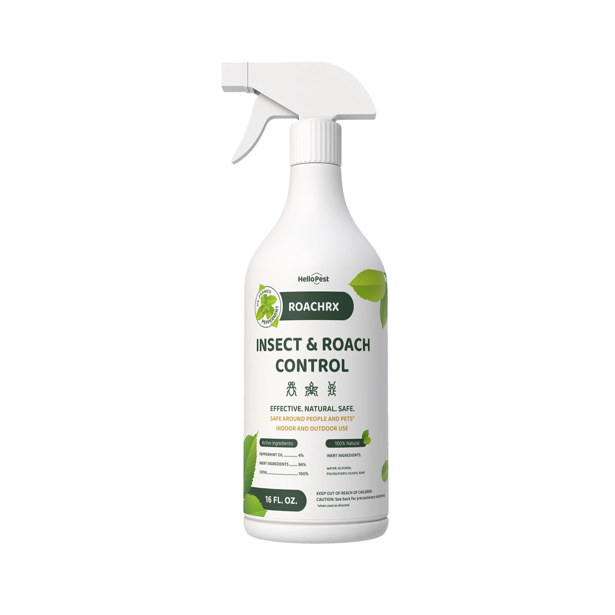 Try ControlRx - Keeps Roaches & Insects Away Safe for Kids & Pets