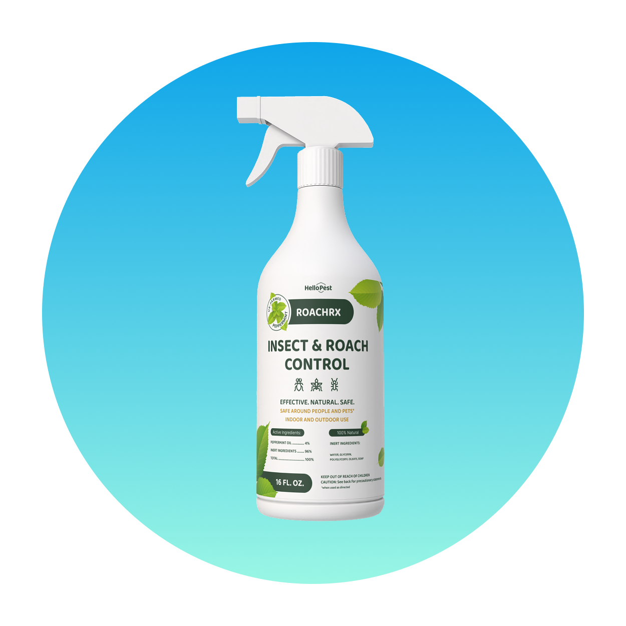 Try ControlRx - Keeps Roaches & Insects Away Safe for Kids & Pets