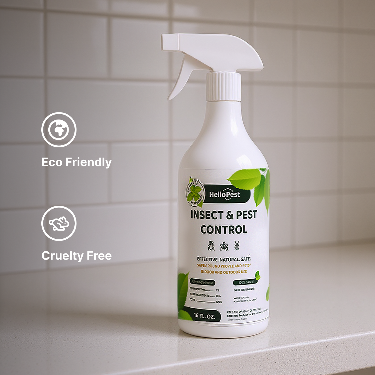 Try ControlRx - Keeps Roaches & Insects Away Safe for Kids & Pets