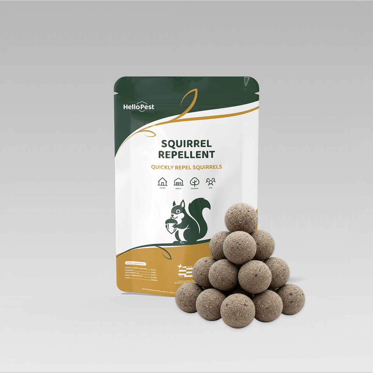 Try Deer & Squirrel Repellent - Keeps Deer & Squirrels Away Safe for Kids & Pets