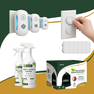 Try RoachRx - Keeps Roaches & Insects Away Safe for Kids & Pets