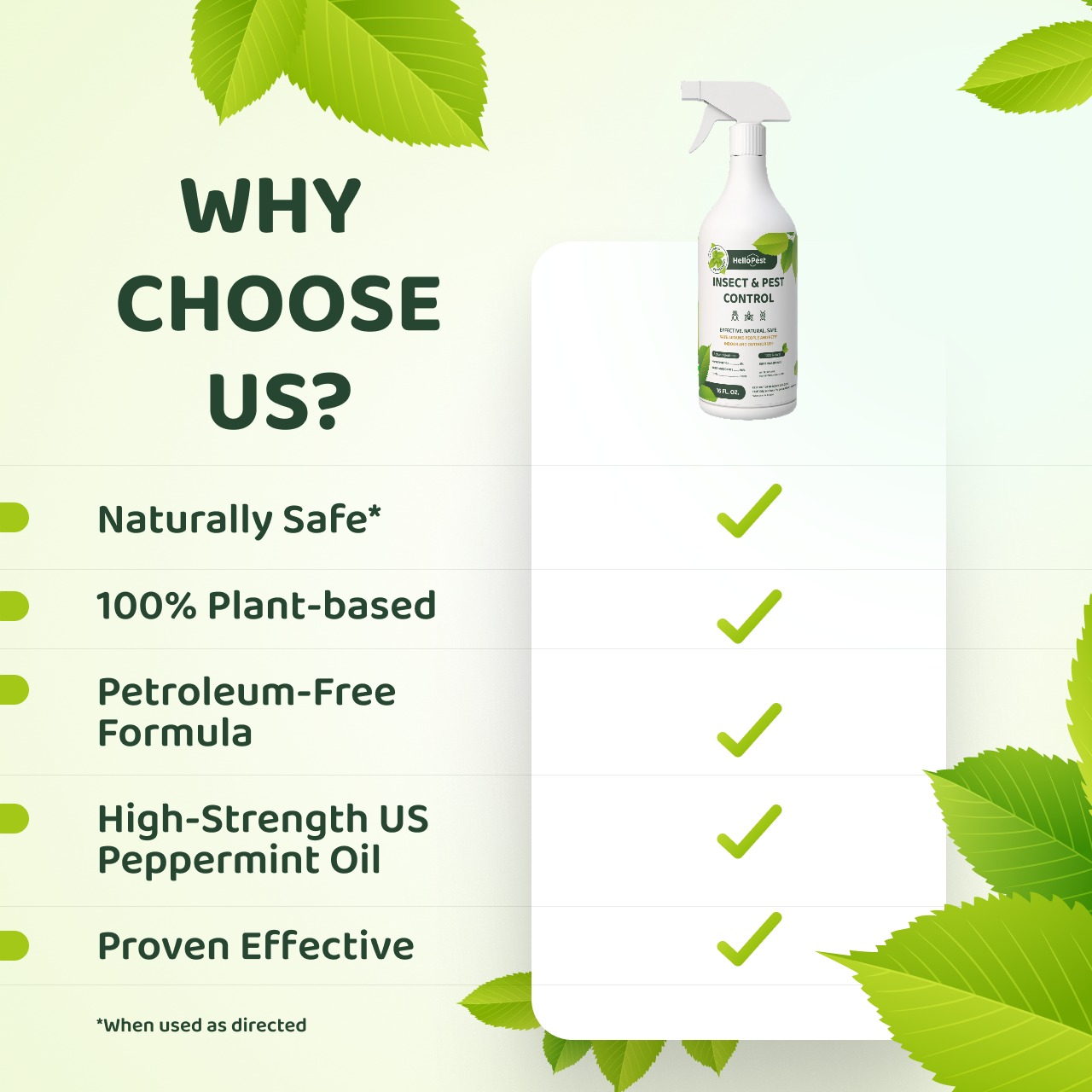 Try ControlRx - Keeps Roaches & Insects Away Safe for Kids & Pets