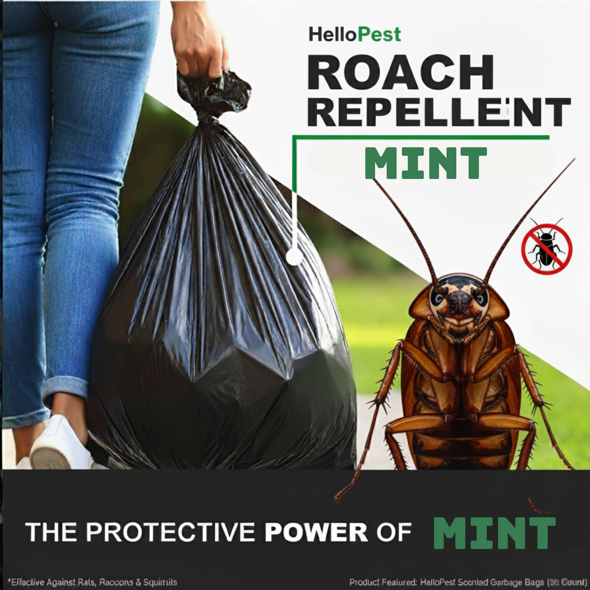 Try RoachRx - Keeps Roaches & Insects Away Safe for Kids & Pets
